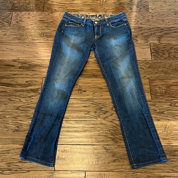 Paige Premium Denim Blue Heights Mid Rise Size 30 - Picture 1 of 16